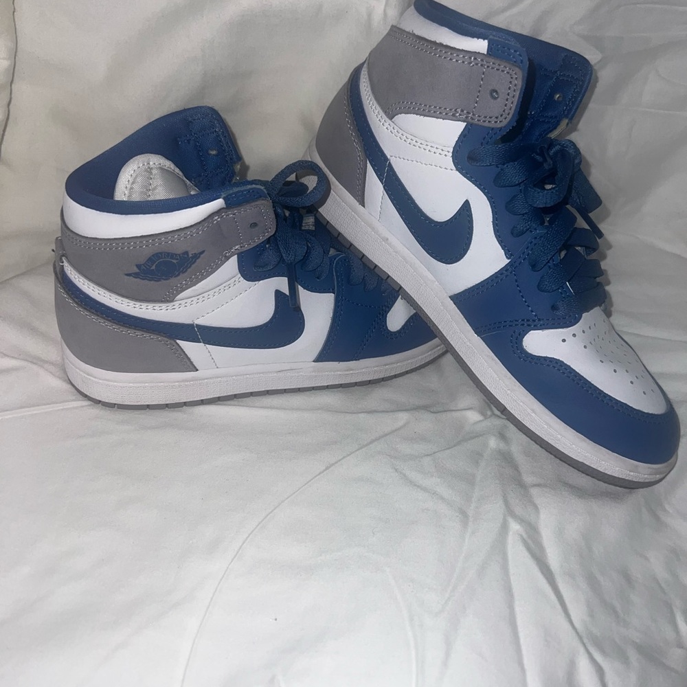 Jordan Kids Sneakers Blue and Gray
